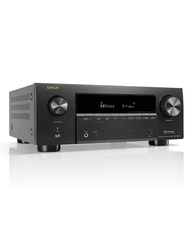 Denon Avr-X3900H 9.4 Ch 105W 8K Av Receiver Powered by Heos with Dolby Atmos