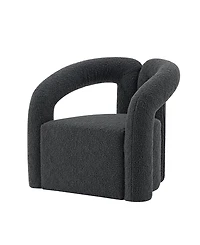 Manhattan Comfort Darian 2-Piece Boucle Upholstered Lounge Chairs