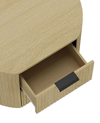 Manhattan Comfort Olivia 2-Piece 27" 2-Drawer Nightstands