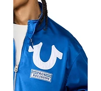 True Religion Men's Satin Bomber Jacket