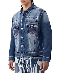 True Religion Men's Jimmy Super T Oversized Jacket