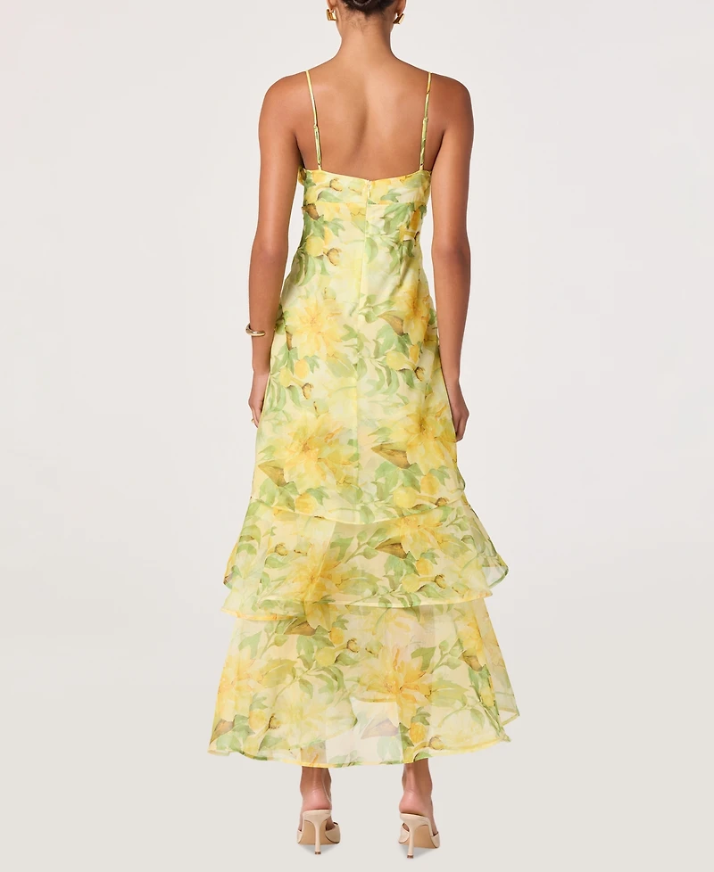 Astr the Label Women's Alison Sleeveless Tiered Dress