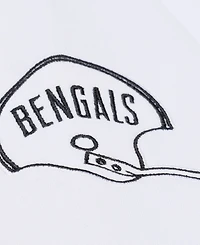 Mitchell & Ness Men's White Cincinnati Bengals Arctic Fleece Sweatshirt