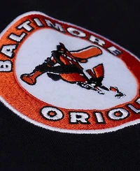 Mitchell & Ness Men's Black Baltimore Orioles Wild Pitch Ringer T-Shirt