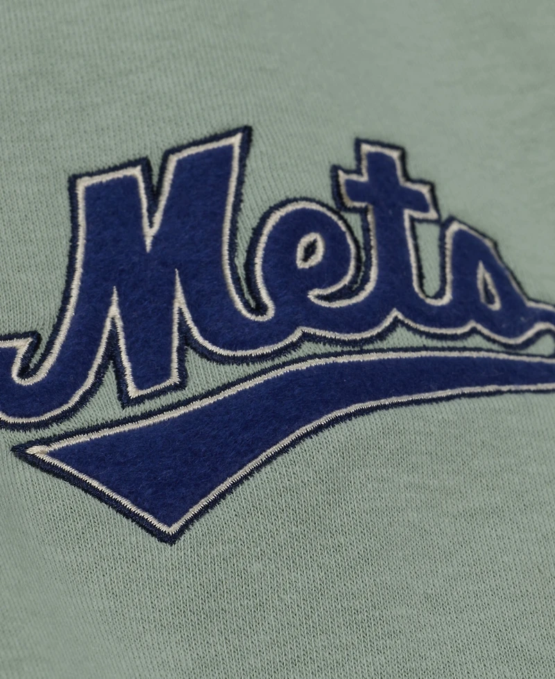 Mitchell & Ness Men's Green New York Mets Yacht Rock Fleece Sweatshirt