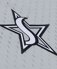 Mitchell & Ness Men's and Women's Becky Hammon Silver San Antonio Stars Court Origins 2007 Swingman Jersey