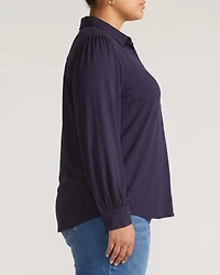 Universal Standard Plus Moore Liquid Jersey Blouse