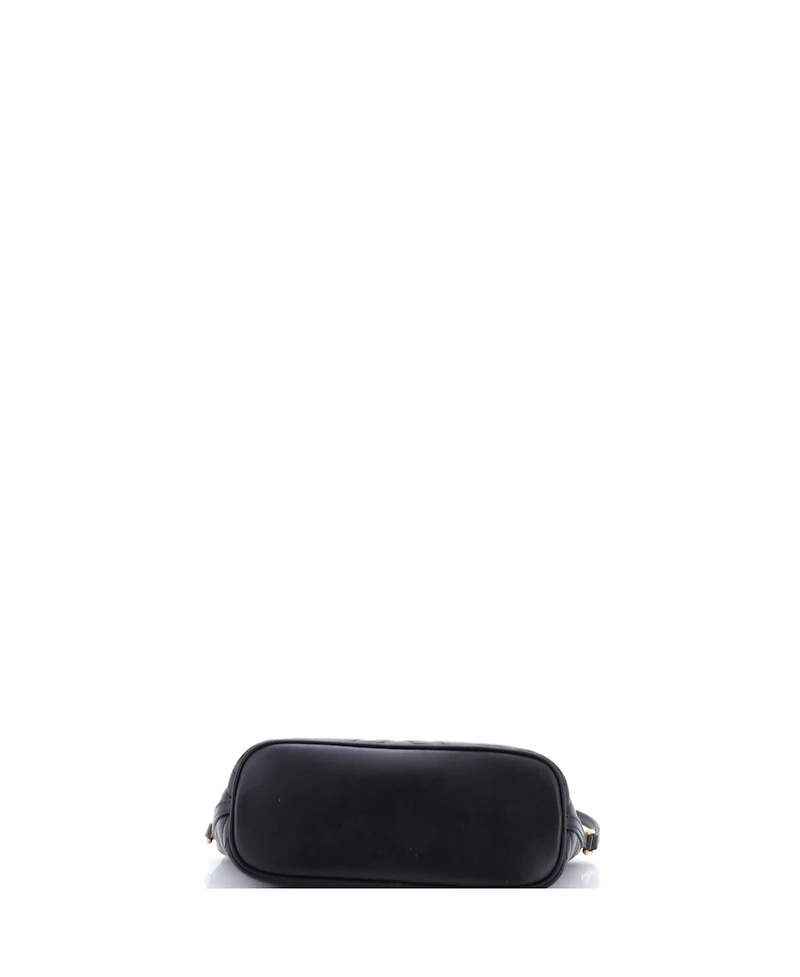 Pre-Owned Gucci Small Gg Marmont Pochette Shoulder Bag Matelasse Leather
