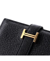Pre-Owned HERMES Bearn Card Case Chevre Mysore