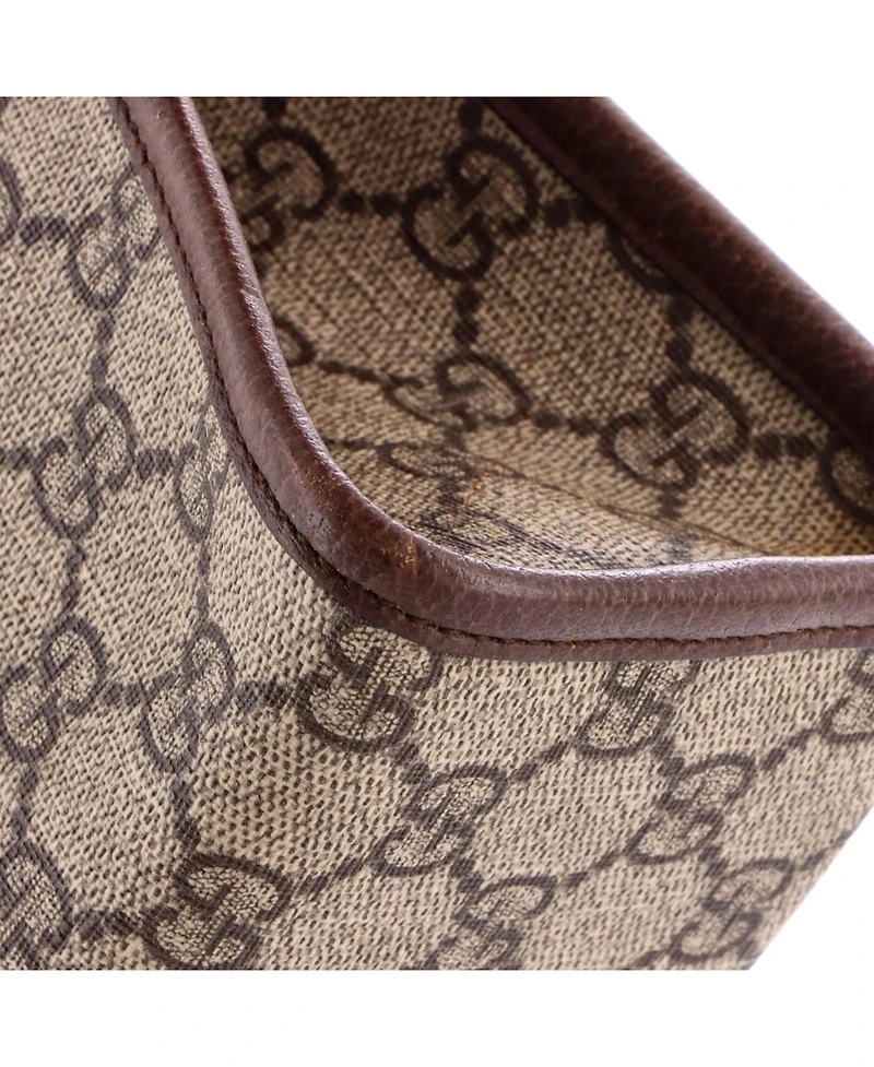 Pre-Owned Gucci Medium Ophidia Pouch Gg Coated Canvas