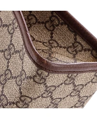 Pre-Owned Gucci Medium Ophidia Pouch Gg Coated Canvas