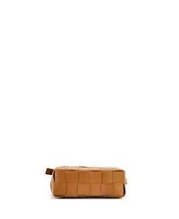Pre-Owned Bottega Veneta Small Brick Cassette Shoulder Bag Maxi Intrecciato Leather