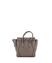 Pre-Owned Celine Micro Luggage Bag Grainy Leather