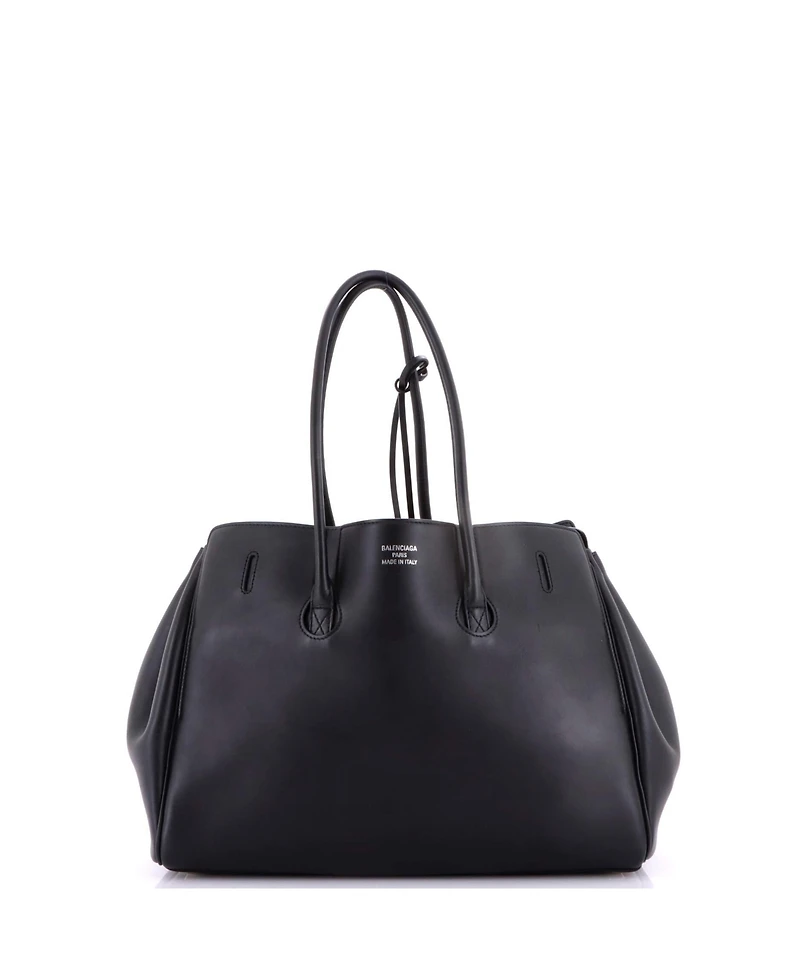 Pre-Owned Balenciaga Medium Bel Air Carry All Bag Leather