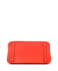 Pre-Owned HERMES Birkin 30 Handbag Orange Togo with Gold Hardware