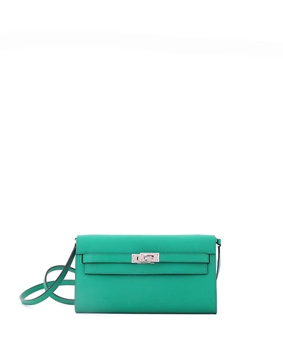 Pre-Owned HERMES Kelly To Go Wallet Epsom