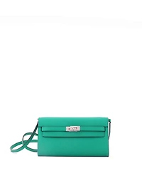 Pre-Owned HERMES Kelly To Go Wallet Epsom