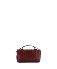 Pre-Owned Gucci Mini Gg Milano Top Handle Bag Guccissima Leather