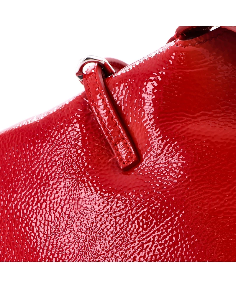 Pre-Owned Givenchy Small Voyou Shoulder Flap Bag Patent