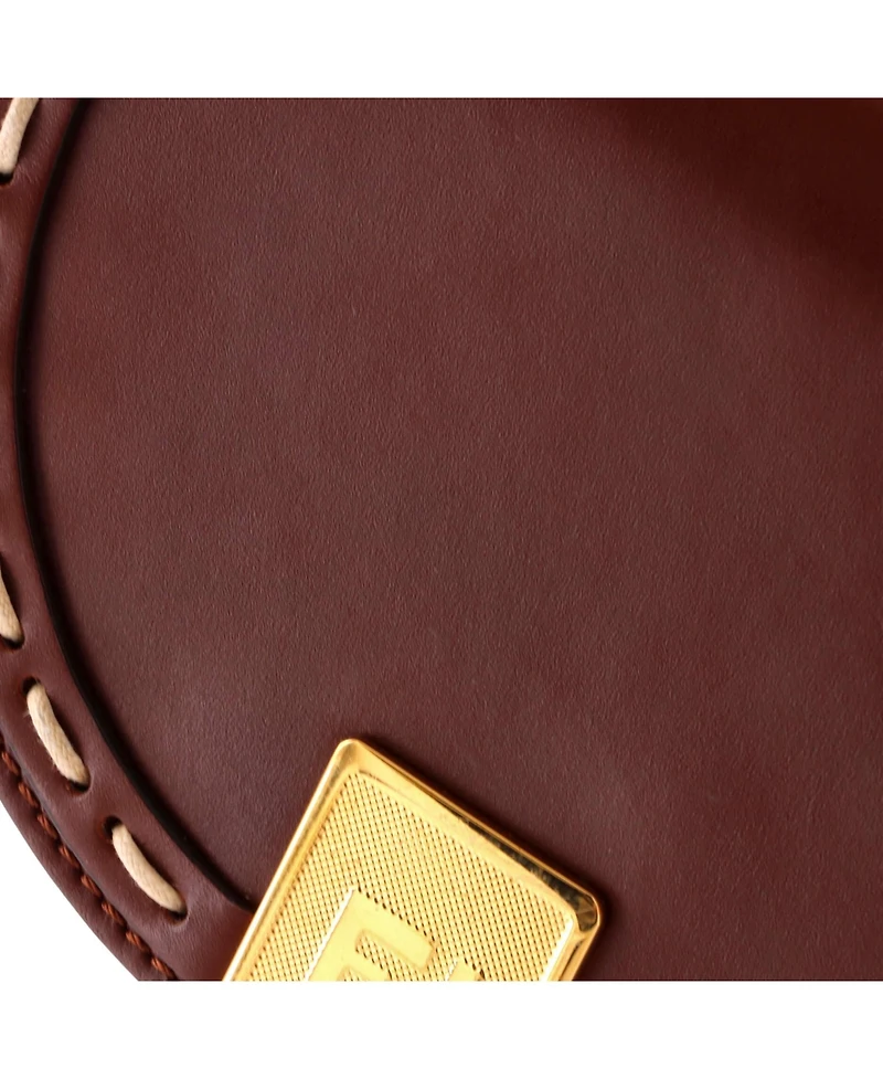 Pre-Owned Fendi Moonlight Flap Bag Leather with Plexiglass Detail