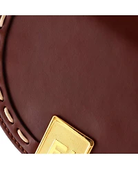 Pre-Owned Fendi Moonlight Flap Bag Leather with Plexiglass Detail
