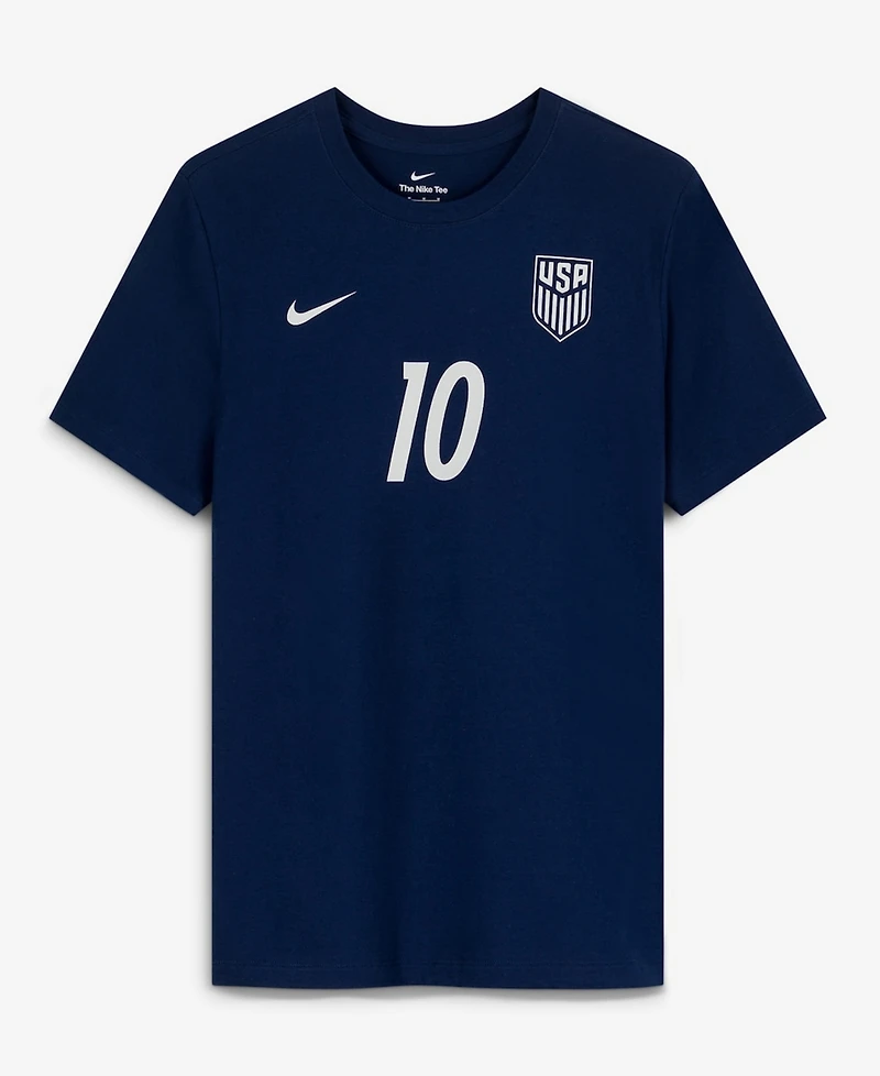 Nike Men's Christian Pulisic Navy Usmnt Away Name Number T-Shirt