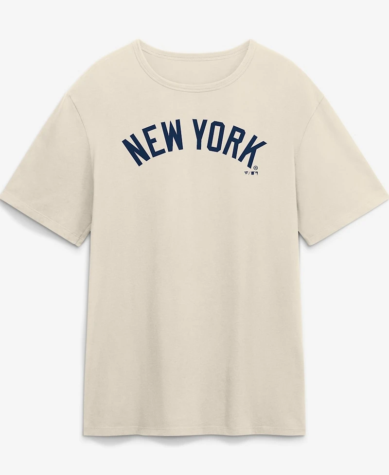 Fanatics Men's Tan New York Yankees Alternate Logo Legacy T-Shirt