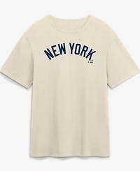 Fanatics Men's Tan New York Yankees Alternate Logo Legacy T-Shirt