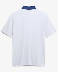 Nike Men's White Los Angeles Dodgers Vapor Striped Dri-fit Polo Shirt