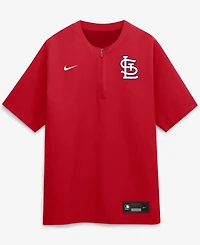 Nike Men's Red St. Louis Cardinals Authentic Collection Dri-fit Quarter-Zip Windshirt