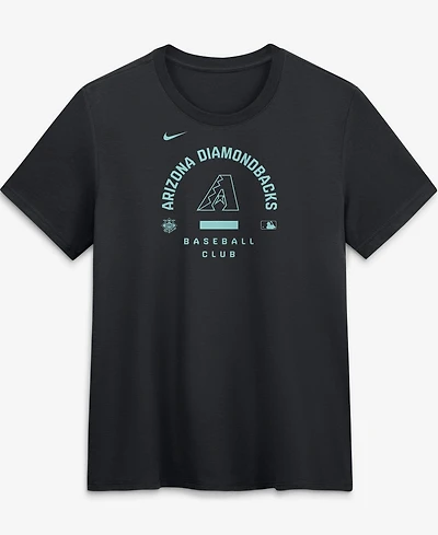Nike Women's Black Arizona Diamondbacks Authentic Collection Early Work Tri-Blend Dri-fit T-Shirt