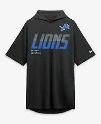 Nike Men's Black Detroit Lions Tri-Blend Hooded T-Shirt