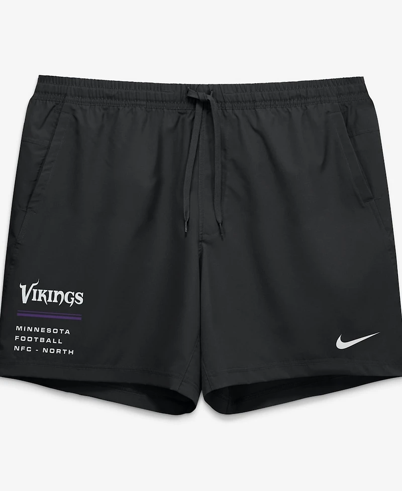 Nike Men's Black Minnesota Vikings Form Dri-fit Shorts