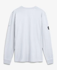 Nike Men's White Kansas City Chiefs Sideline Bold Arch Star Dri-fit Long Sleeve T-Shirt
