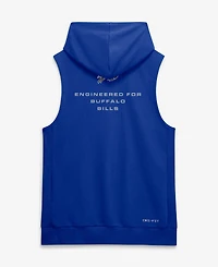 Nike Men's Royal Buffalo Bills Sideline Standard Issue Dri-fit Sleeveless Hoodie