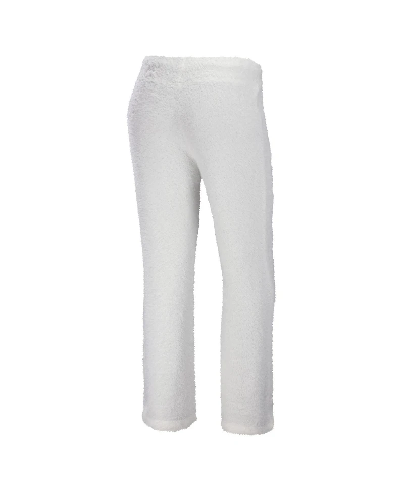 Wear by Erin Andrews Women's Cream New York Yankees Plus Cozy Scoop Neck Tank Top Pants Set