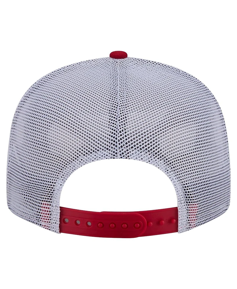 New Era Men's Red Tampa Bay Buccaneers Core Team 9FIFTY Trucker Snapback Hat