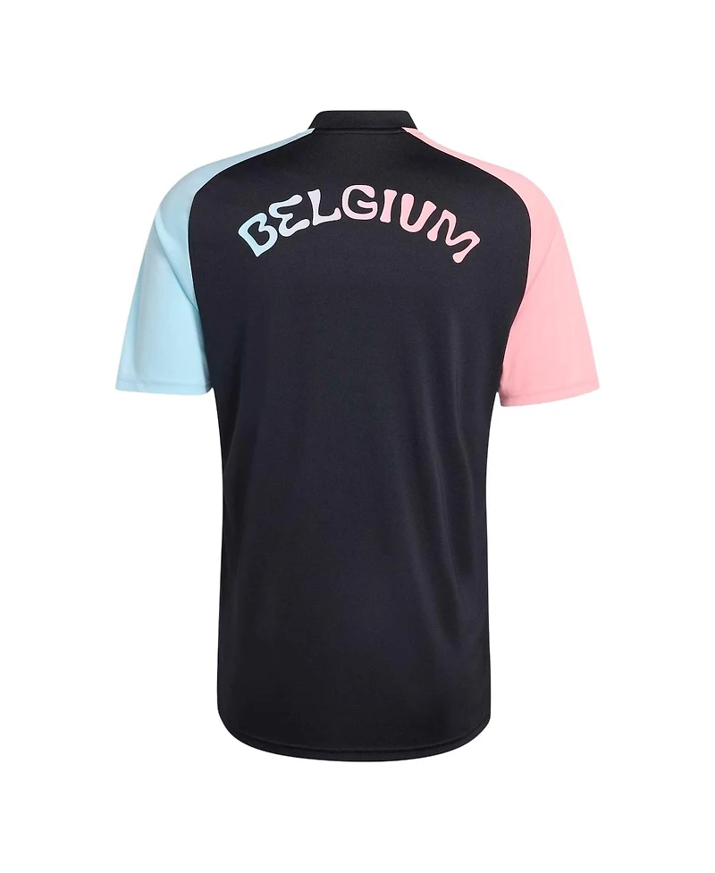 Adidas Men's Black Belgium National Team 2026 Pre-Match Top