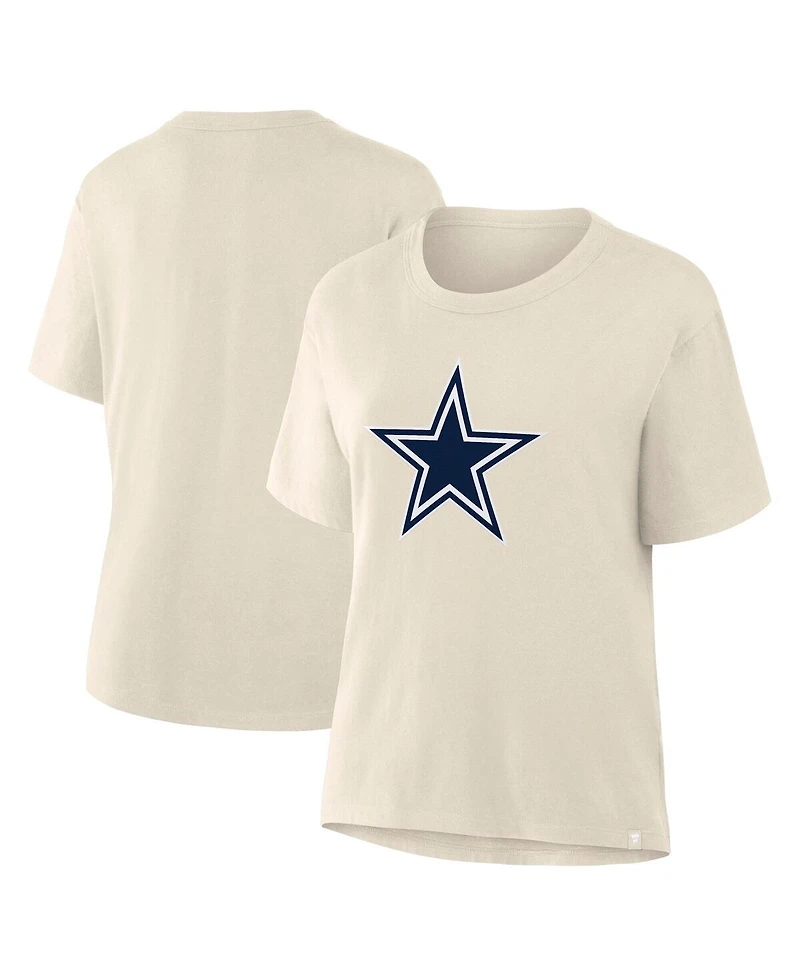 Fanatics Women's Cream Dallas Cowboys Dove Legacy T-Shirt