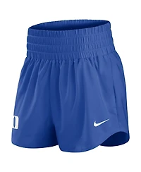 Nike Women's Royal Duke Blue Devils Performance One Dri-fit High-Rise Shorts