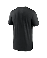 Nike Men's Black Detroit Lions Legend Icon Dri-fit T-Shirt