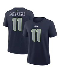 Nike Women's Jaxon Smith-Njigba Navy Seattle Seahawks Player Name Number T-Shirt