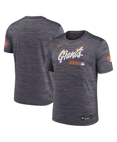 Nike Men's Black San Francisco Giants Authentic Collection City Connect Velocity Dri-fit T-Shirt