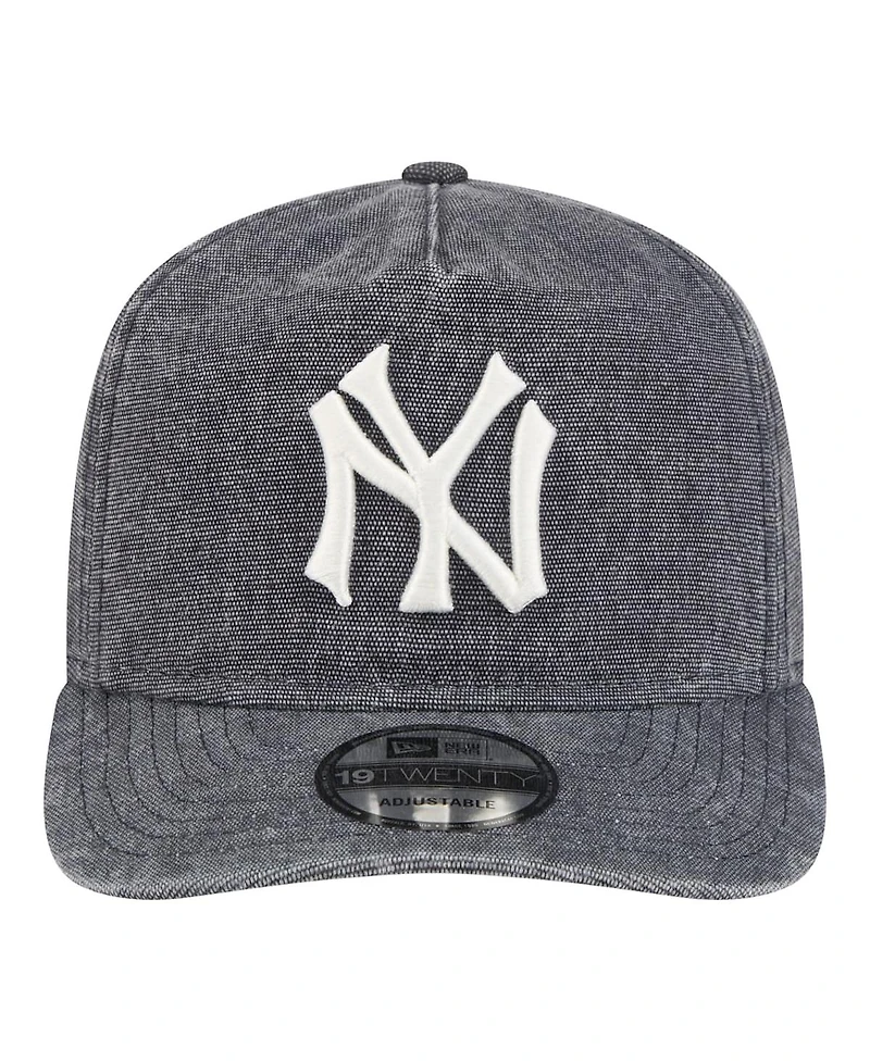 New Era Men's Navy Heather New York Yankees Throwback Denim Classic 19TWENTY Adjustable Hat