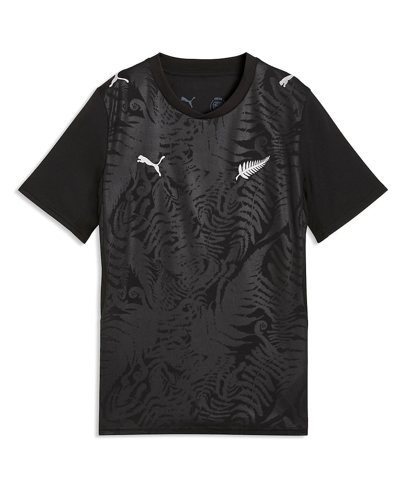 Puma Big Boys and Girls Black New Zealand National Team 2026 Home Replica Jersey