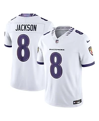 Nike Men's Lamar Jackson White Baltimore Ravens Vapor F.u.s.e. Sewn Down Limited Jersey