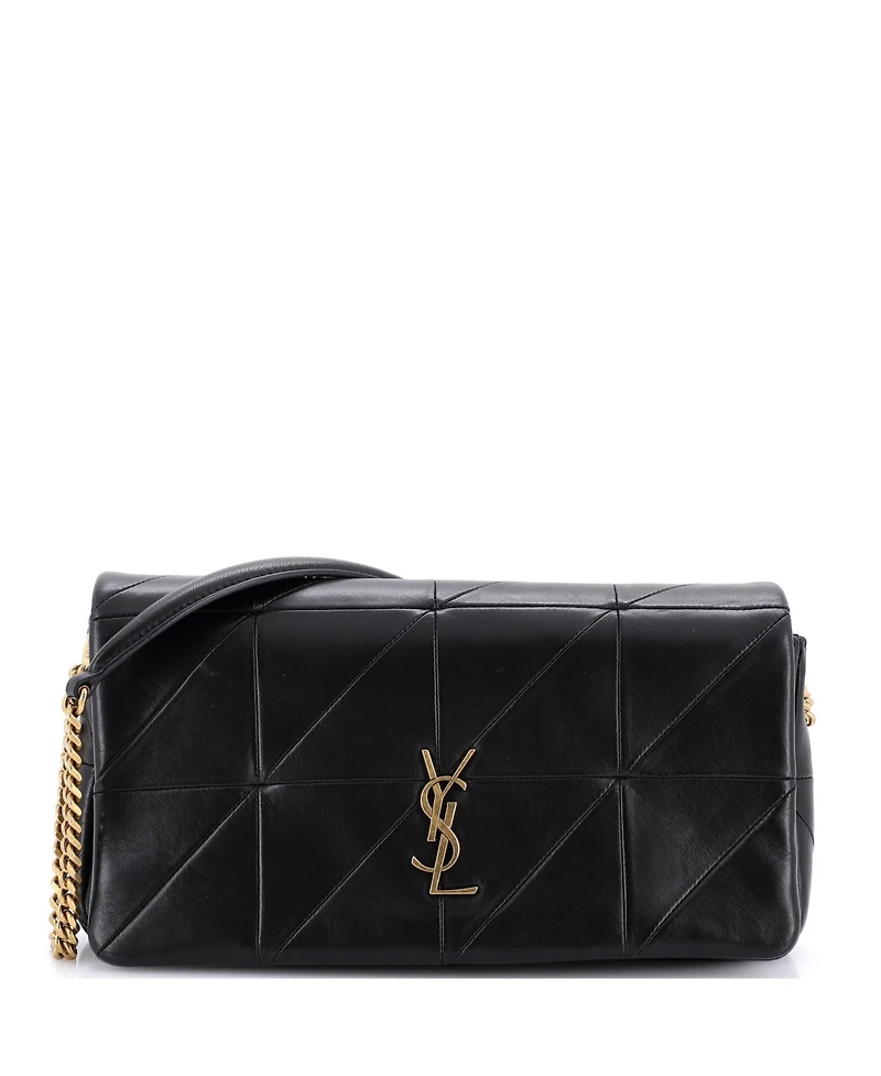 Pre-Owned Saint Laurent Medium Jamie Flap Bag Quilted Leather