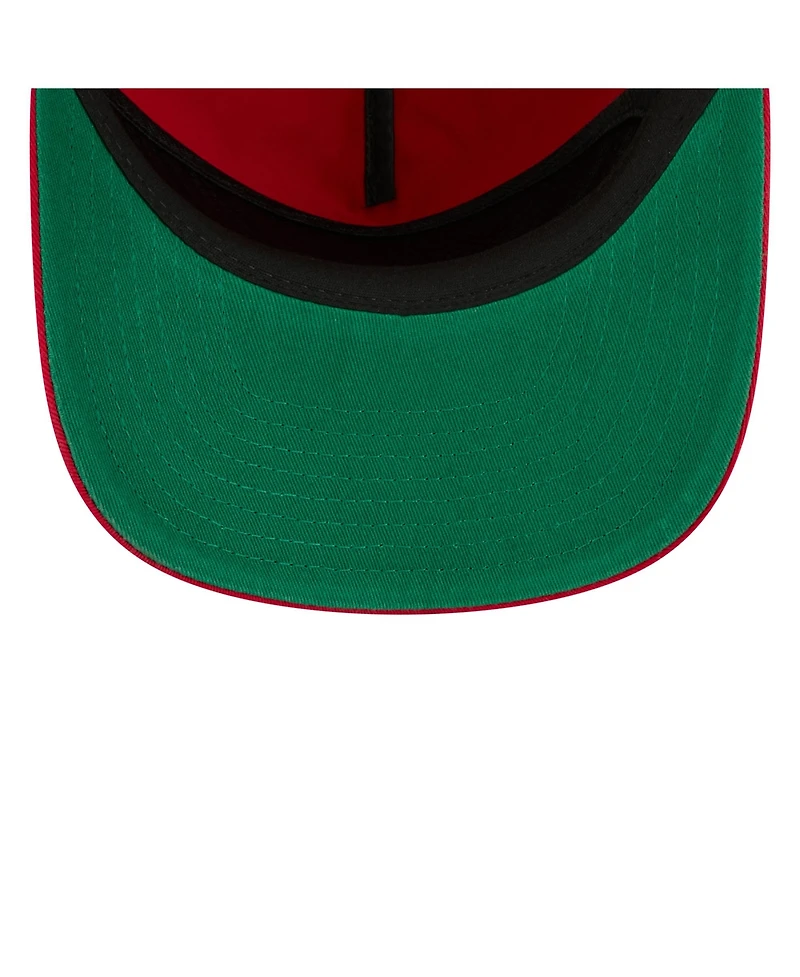 New Era Men's Red Chicago Blackhawks Throwback Stanley Cup Champions Side Patch 19TWENTY Adjustable Hat