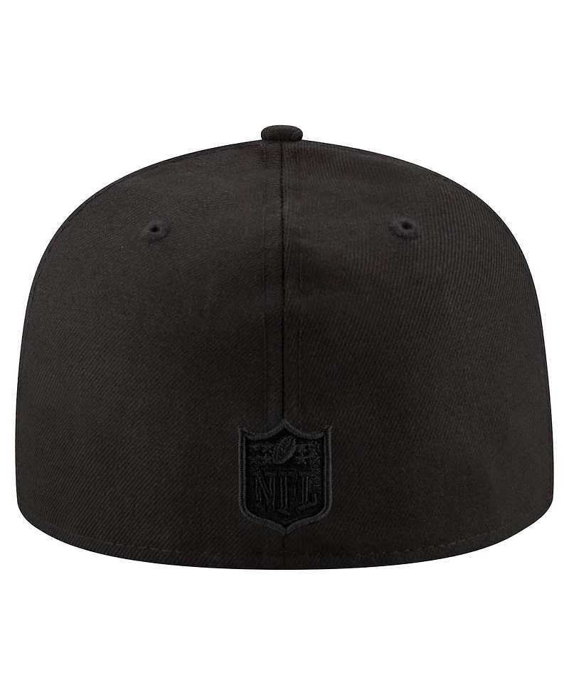 New Era Men's Black Tennessee Titans on 59FIFTY Fitted Hat