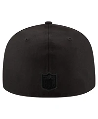 New Era Men's Black Tennessee Titans on 59FIFTY Fitted Hat
